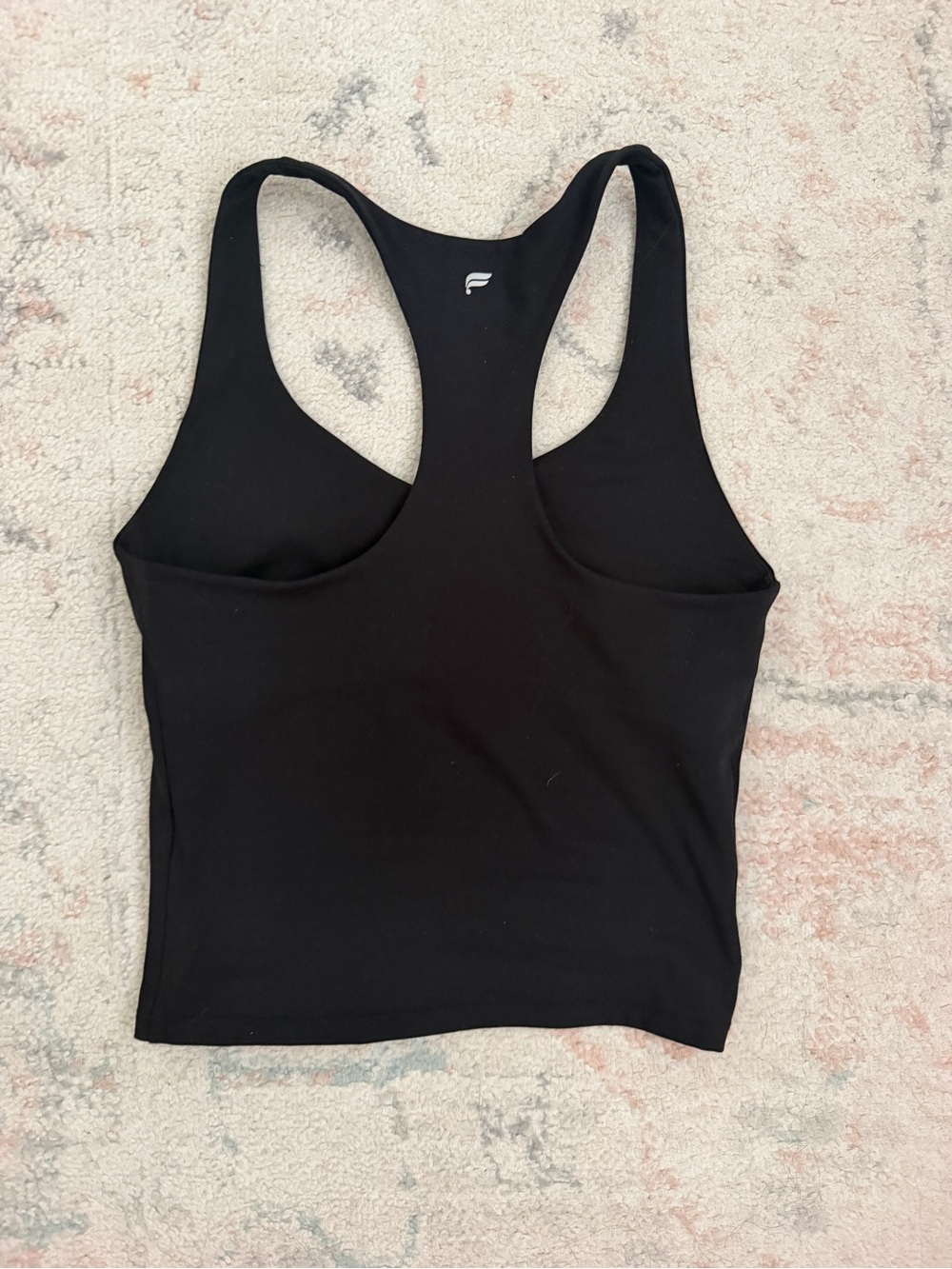 Fabletics Black Racerback Sports Tank - Picture 2 of 2